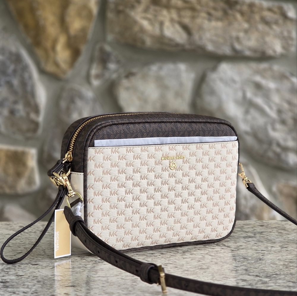 Michael Kors Jet Set Logo Large Crossbody